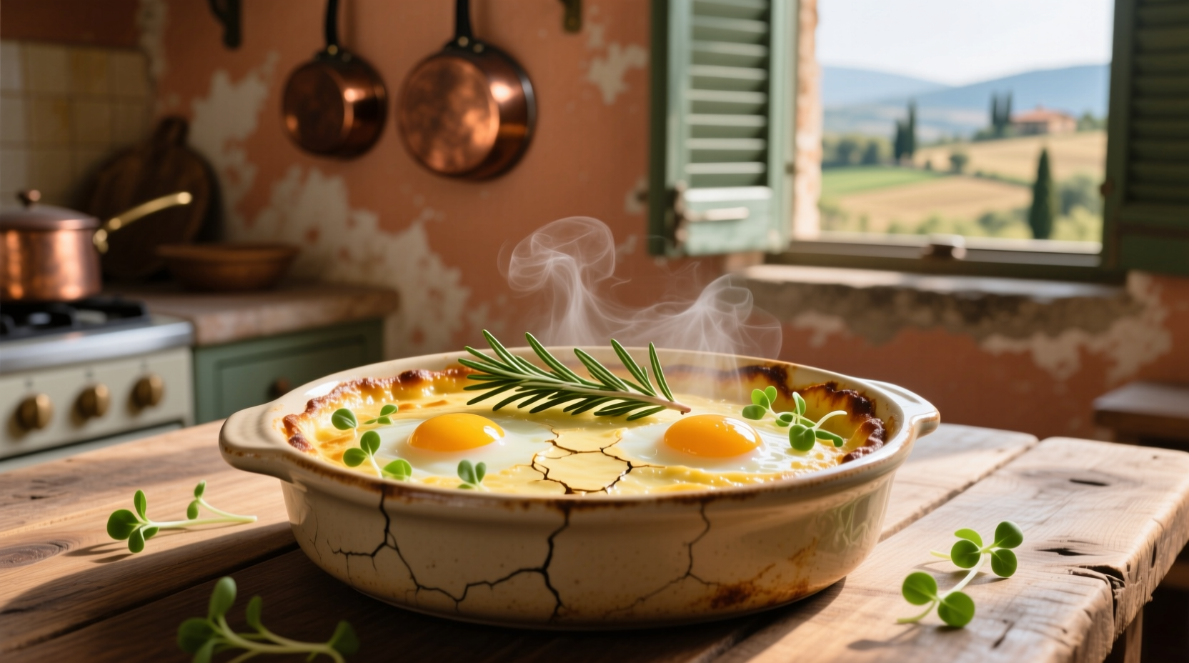 italian baked eggs