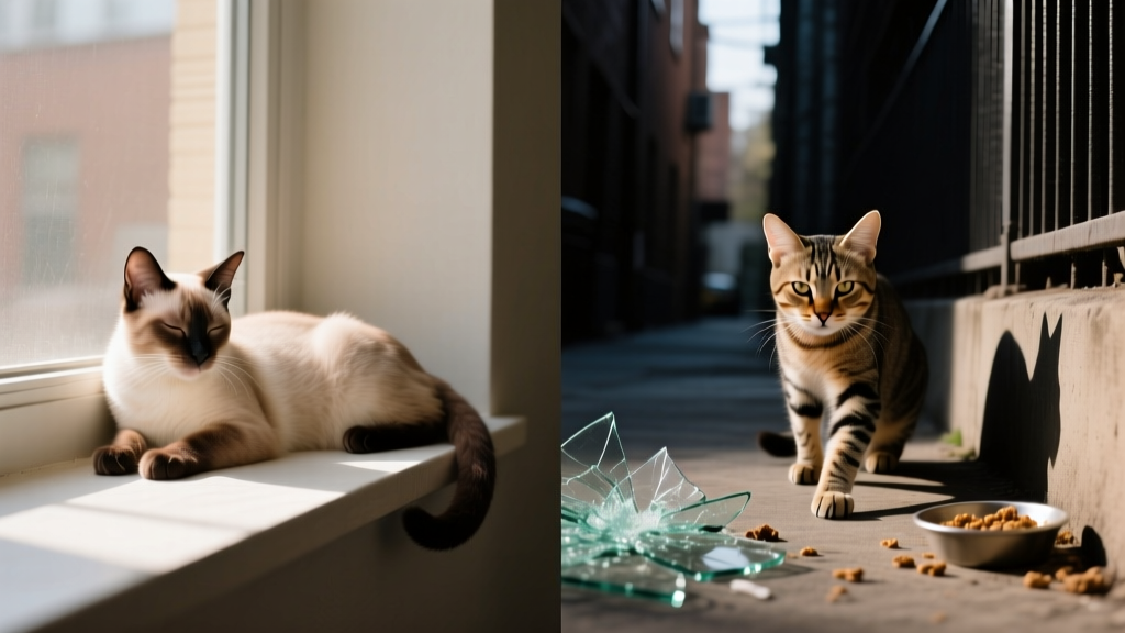 Do cats behavior change for feral cats? Yes