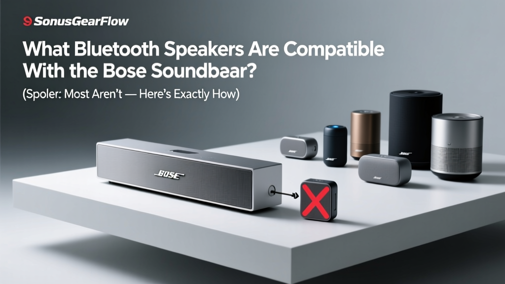 Bose Soundbar Bluetooth Speaker Compatibility (2026)