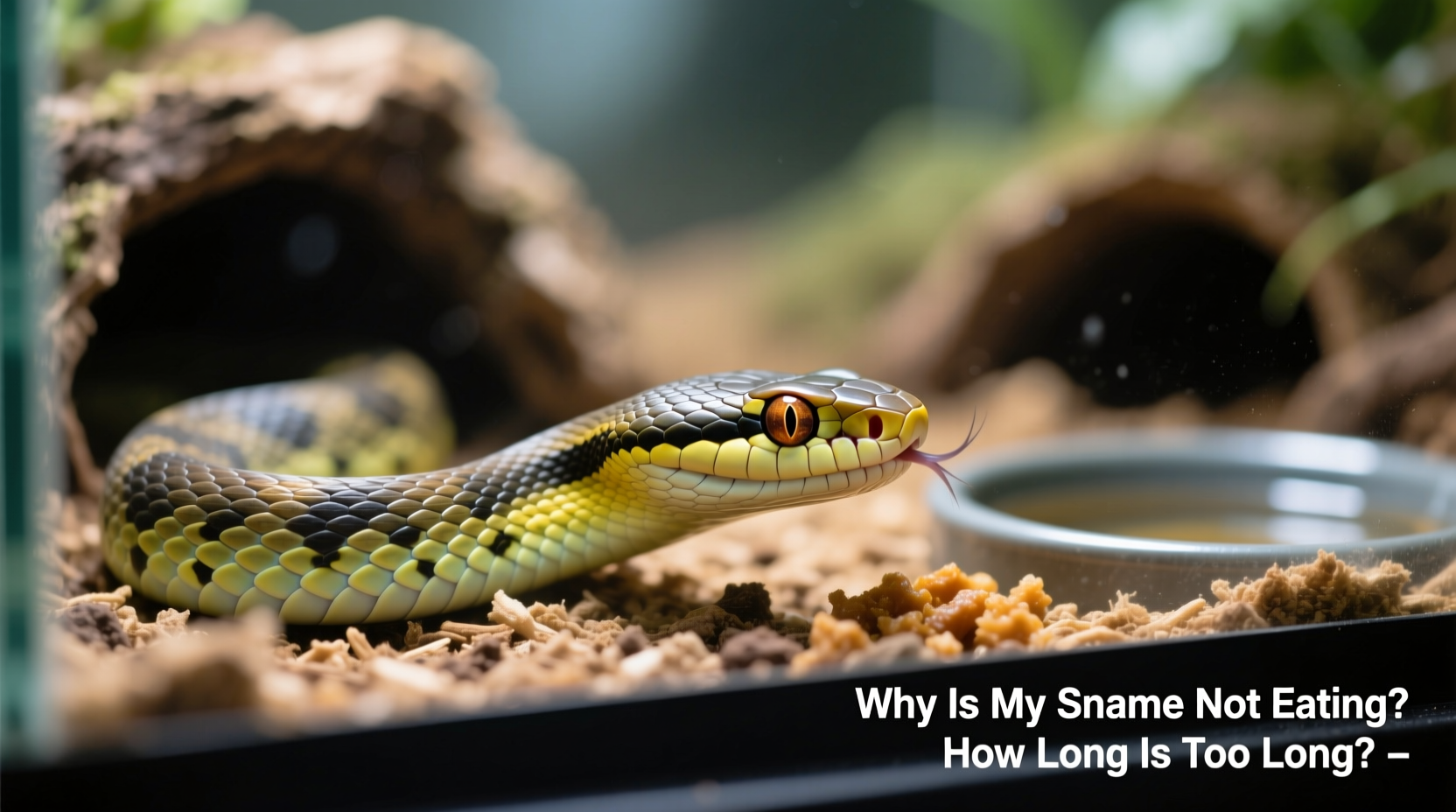 why is my snake not eating and how long is too long