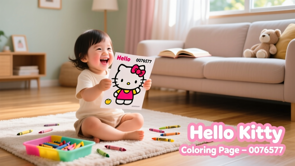 Cute Hello Kitty Coloring Pages Your Toddler Will Love: 25+ Free Printable Designs + Developmental Tips