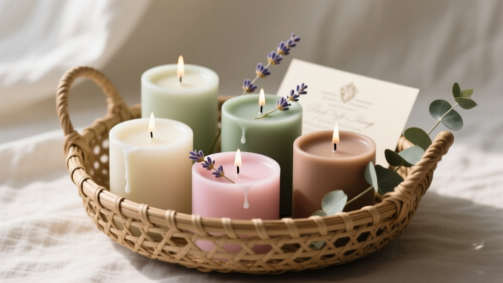 Basket of Candles Wedding Gift: Memorable & Budget-Smart