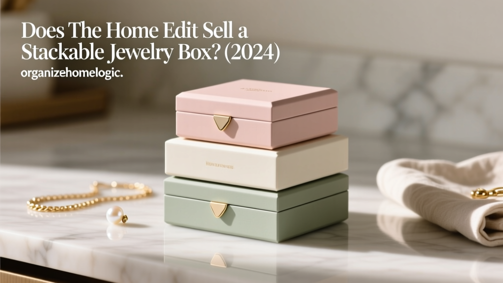 Does The Home Edit Sell a Stackable Jewelry Box? (2024)