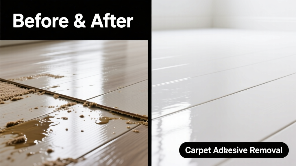 How to Remove Carpet Adhesive from Vinyl Flooring