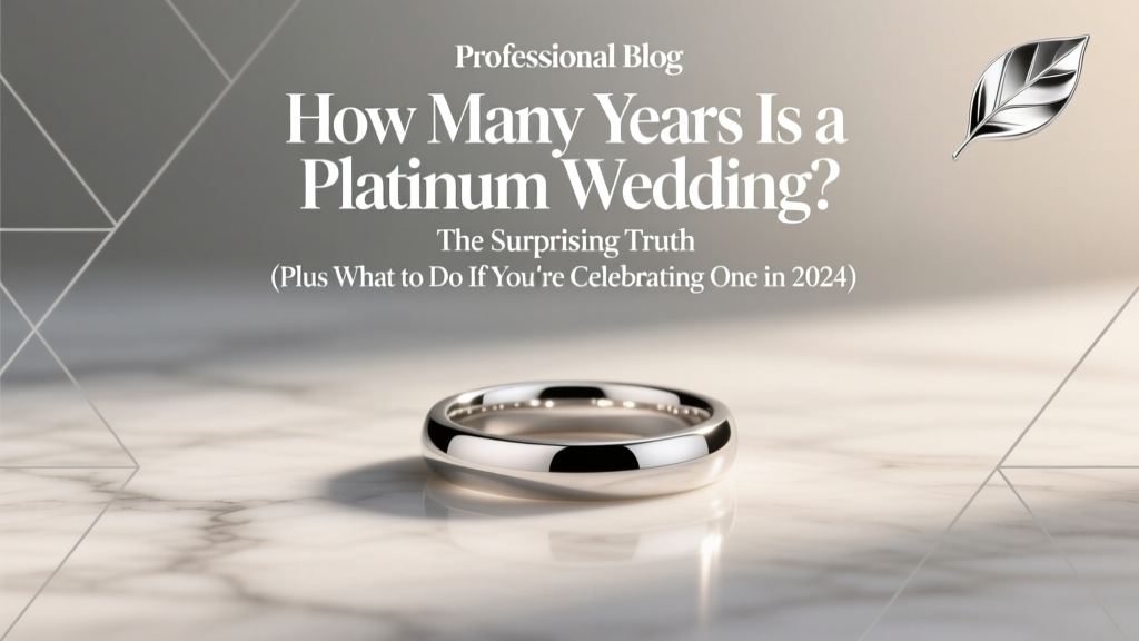 How Many Years Is a Platinum Wedding? (2026)