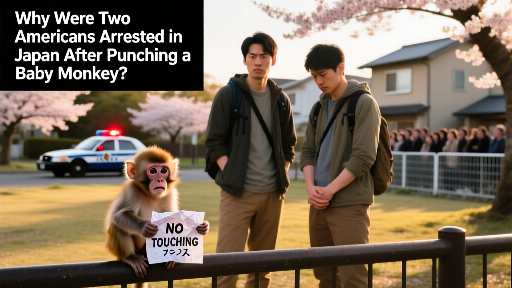 Why 2 Americans Were Arrested in Japan After Visiting Punch the Baby Monkey