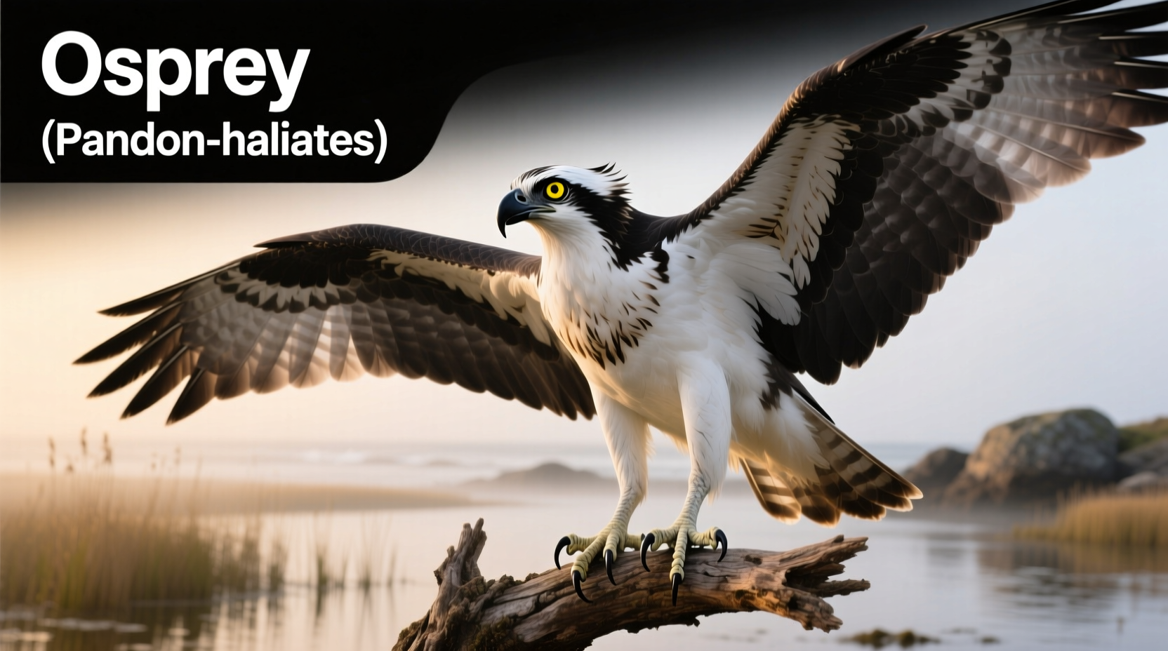 what does an osprey bird look like