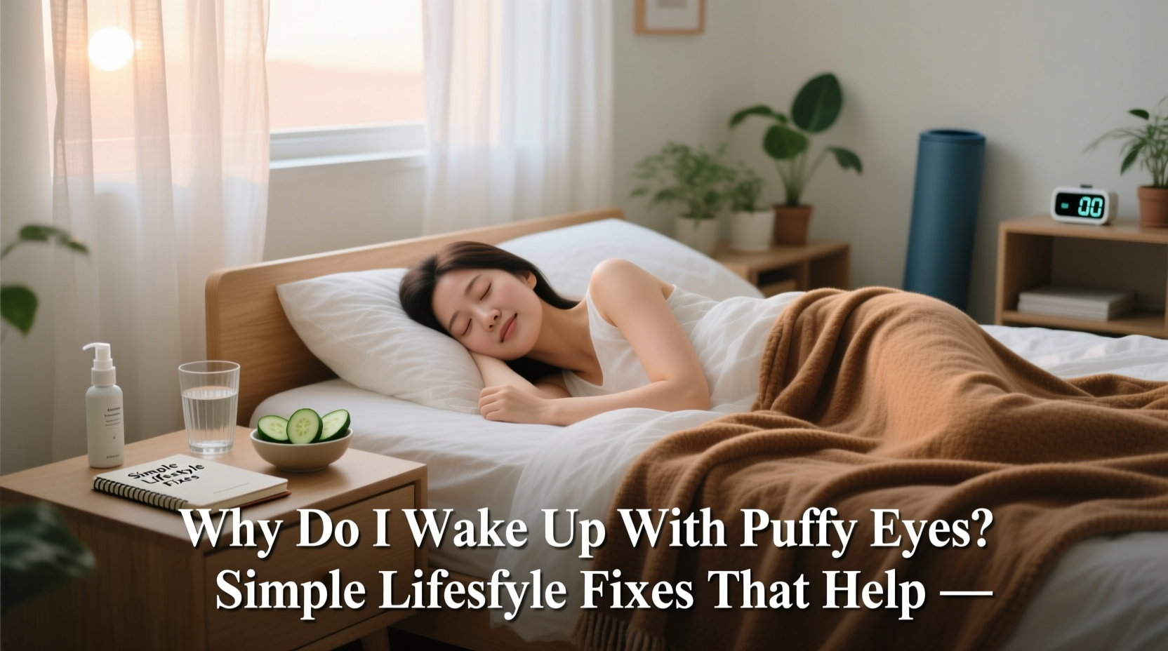 why do i wake up with puffy eyes simple lifestyle fixes that help