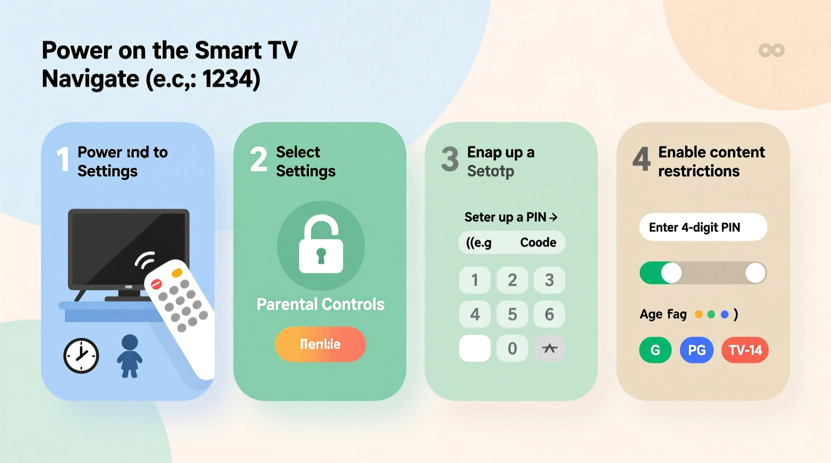 step by step guide to setting up parental controls on a smart tv without tech stress