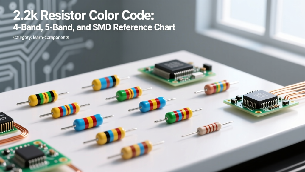 2.2k Resistor Color Code: 4-Band, 5-Band, and SMD Reference Chart