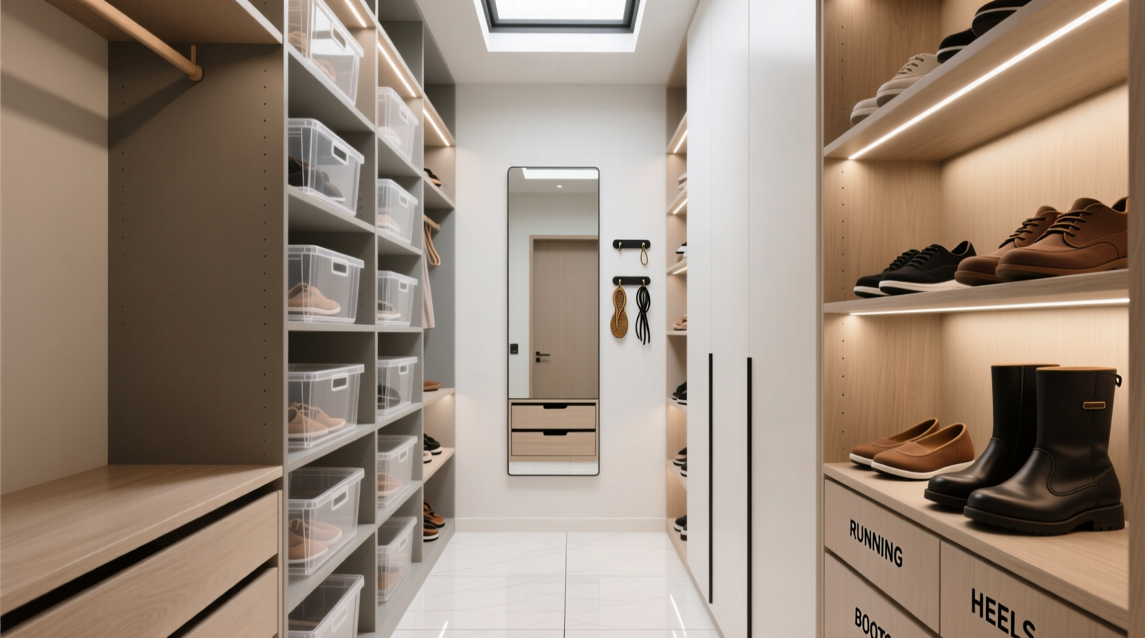 how to maximize small closet space for a massive shoe collection