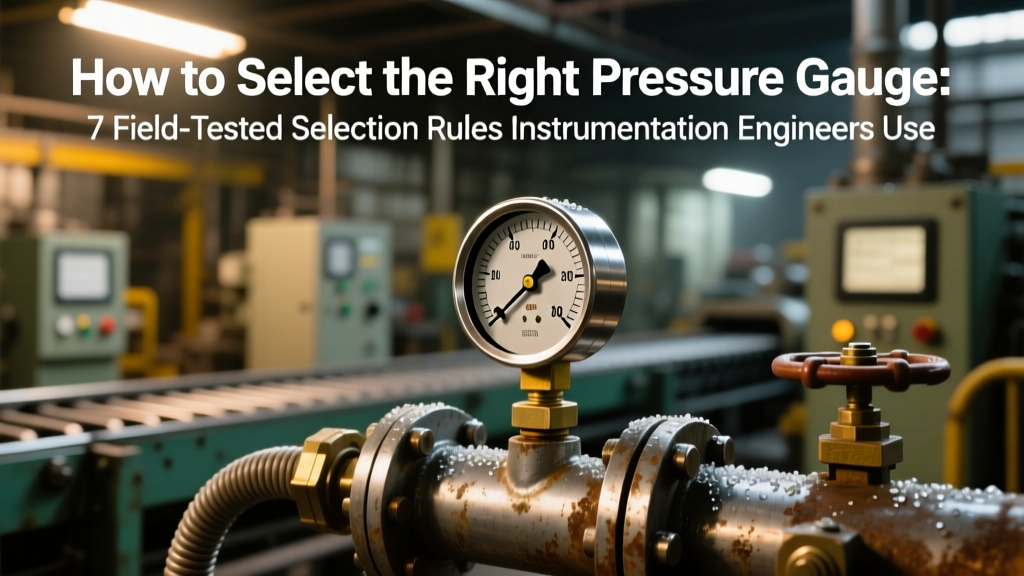 7 Pressure Gauge Selection Rules Engineers Use