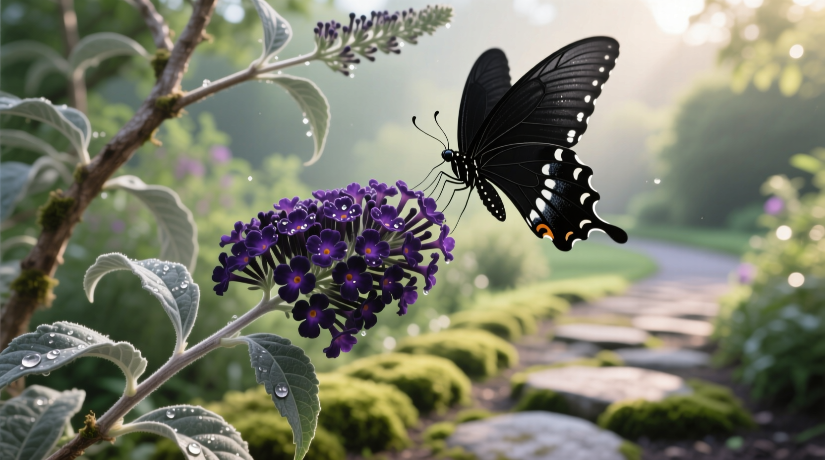 black knight butterfly bush plant