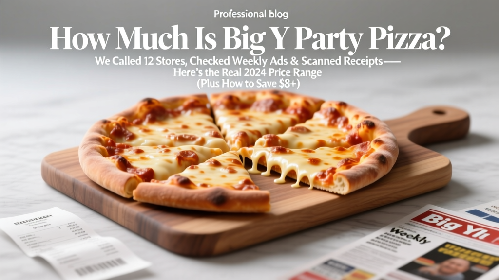 How Much Is Big Y Party Pizza? (2026 Prices)