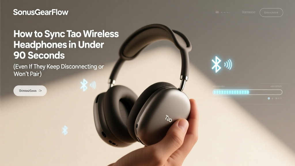 How to Sync Tao Wireless Headphones (2026)