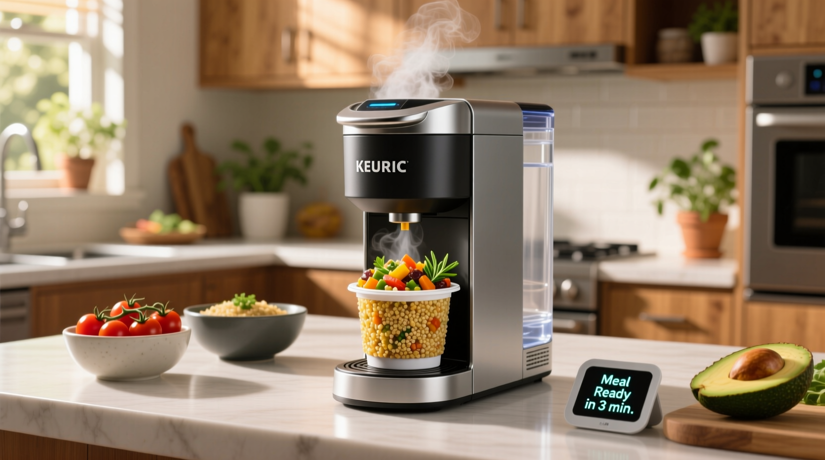 make instant meals in a keurig k cup brewer