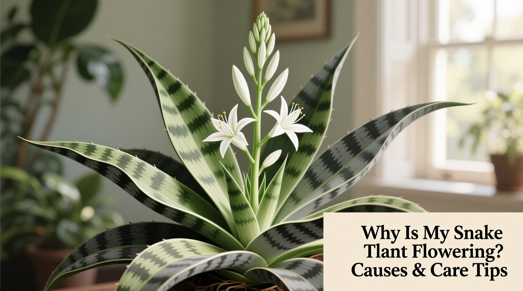 Snake Plant Flowering: 5 Reasons Why | TheHomeSprouts