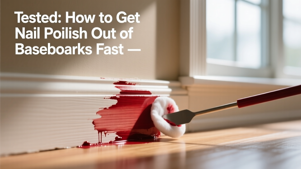 Tested: How to Get Nail Polish Out of Baseboards Fast