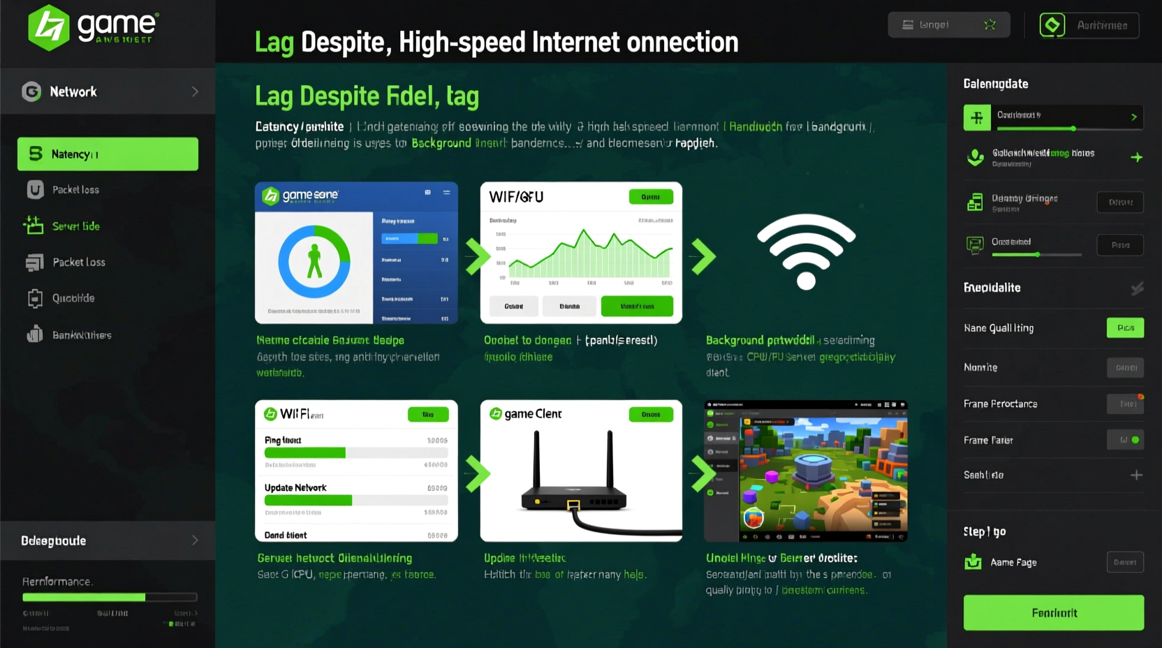 why is my game lagging despite having high speed internet