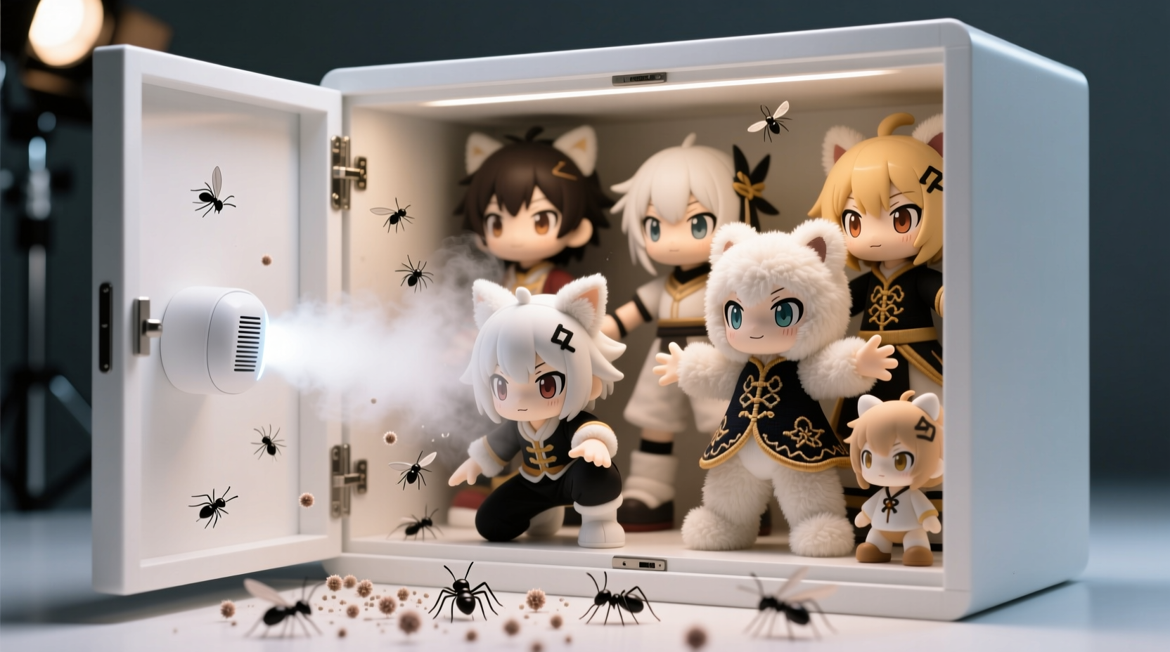 laundry tips sanitize plush anime collectibles safely