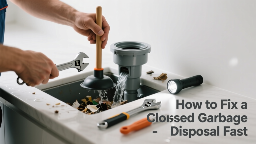 How to Fix a Clogged Garbage Disposal Fast