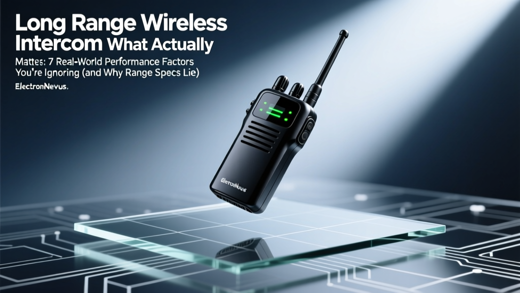 Long Range Wireless Intercom What Actually Matters: 7 Real-World Performance Factors You’re Ignoring (and Why Range Specs Lie)