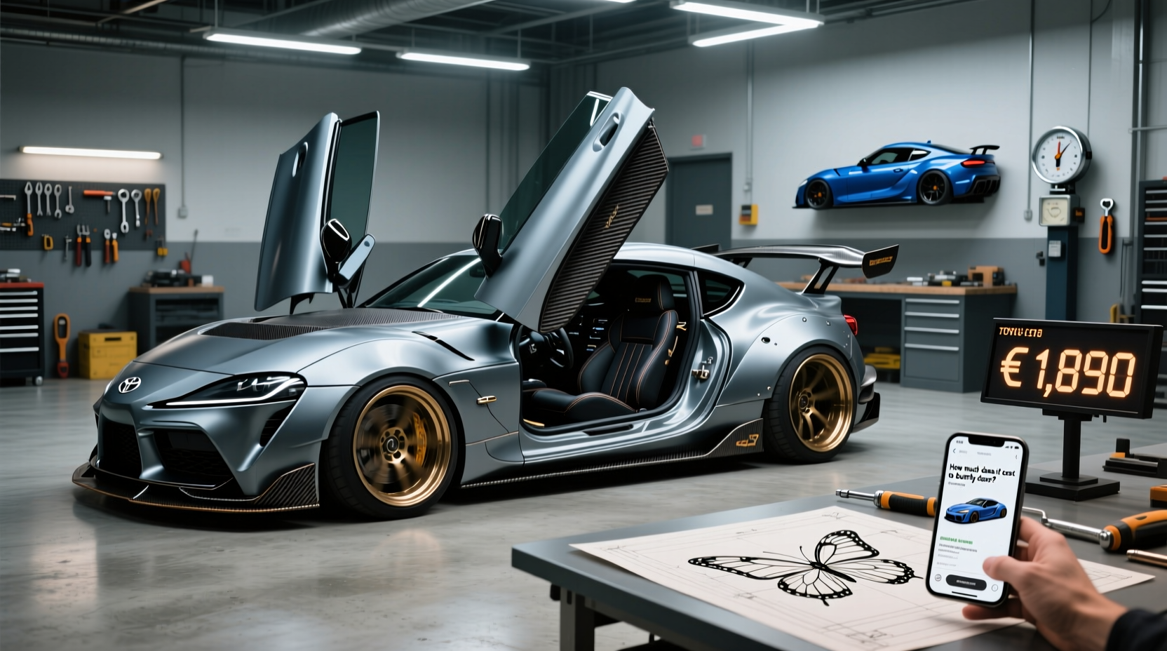 How to Choose Lambo Door Kit for GT86, How Much Does It Cost?