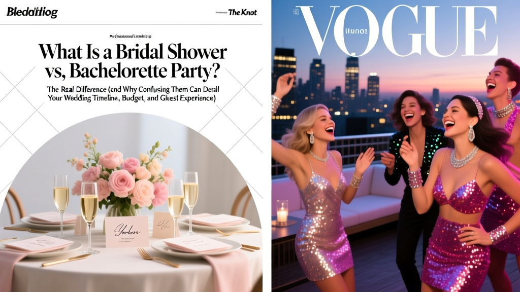 Bridal Shower vs Bachelorette Party: Key Differences