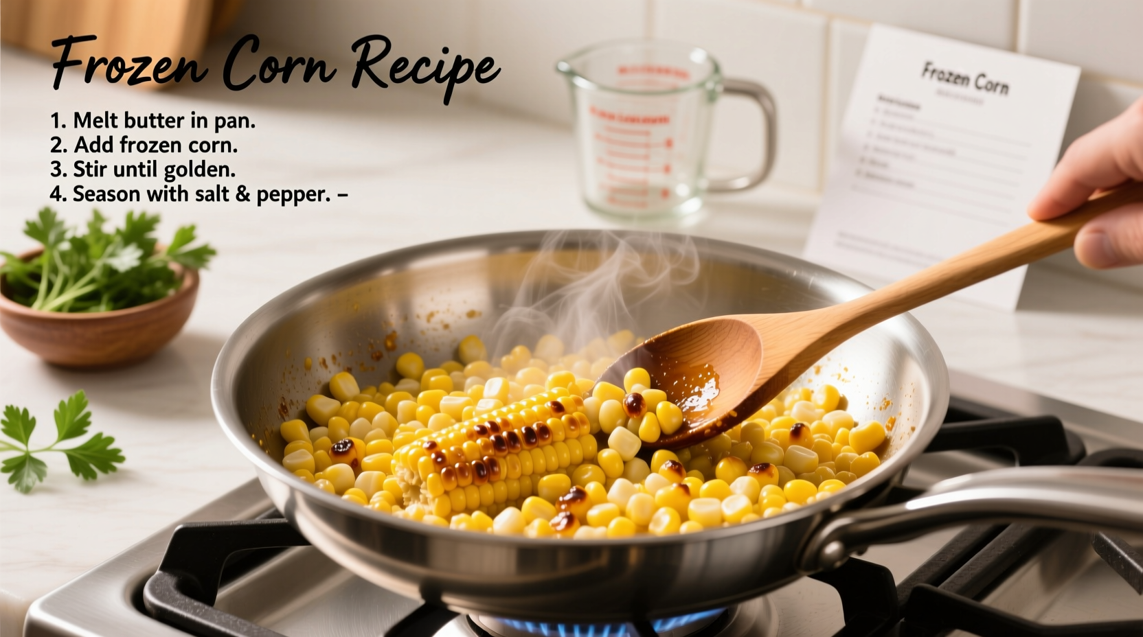 how to cook frozen corn