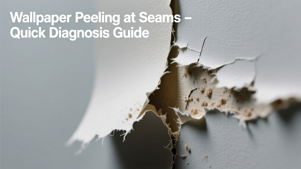 Wallpaper Peeling at Seams: Quick Diagnosis Guide