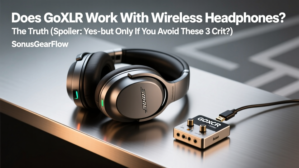 GoXLR Wireless Headphones: Fix Latency & Dropouts