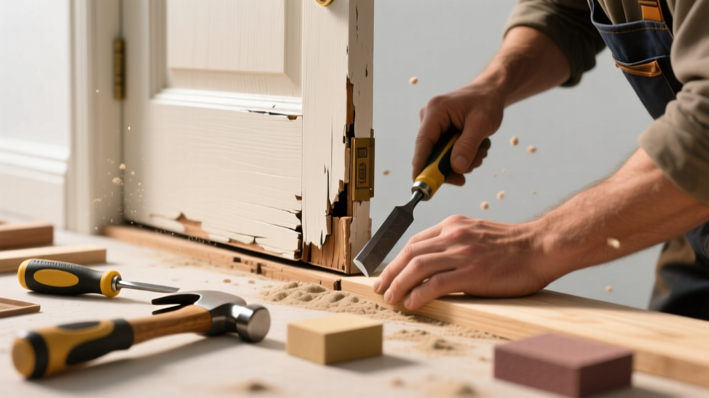 Fixing a Worn Door Threshold That’s Not Sealing Properly