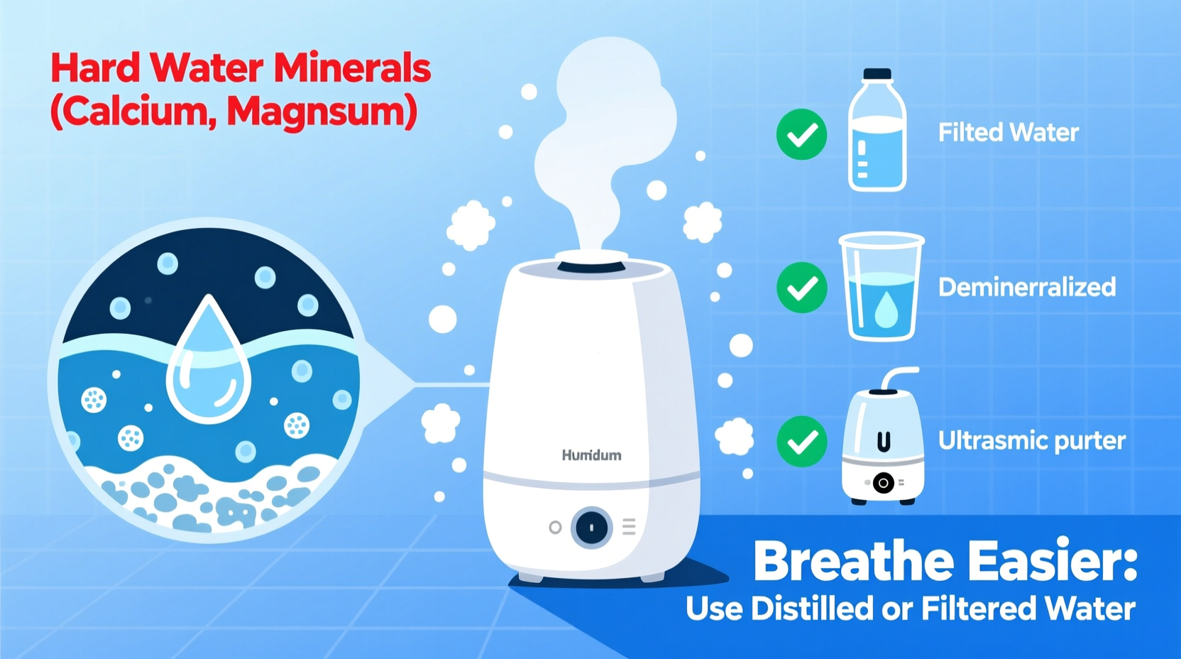 why does my humidifier produce white dust how to fix it and breathe easier