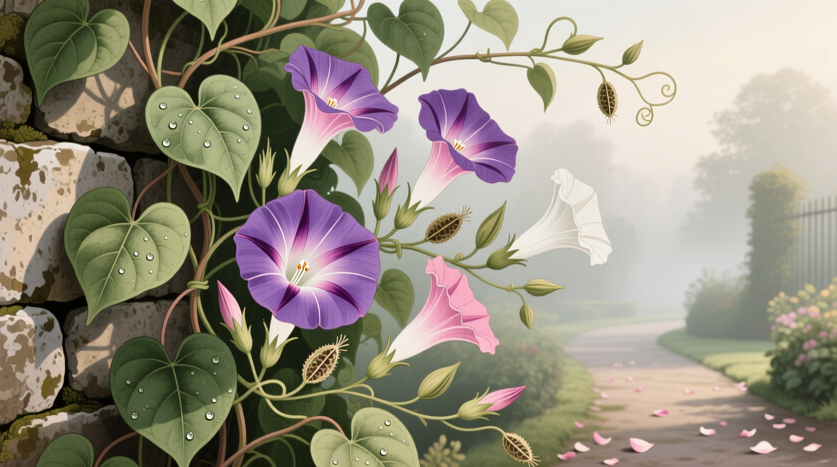 are morning glories perennial