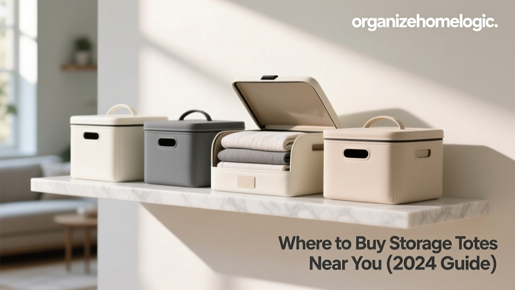 Where to Buy Storage Totes Near You (2024 Guide)