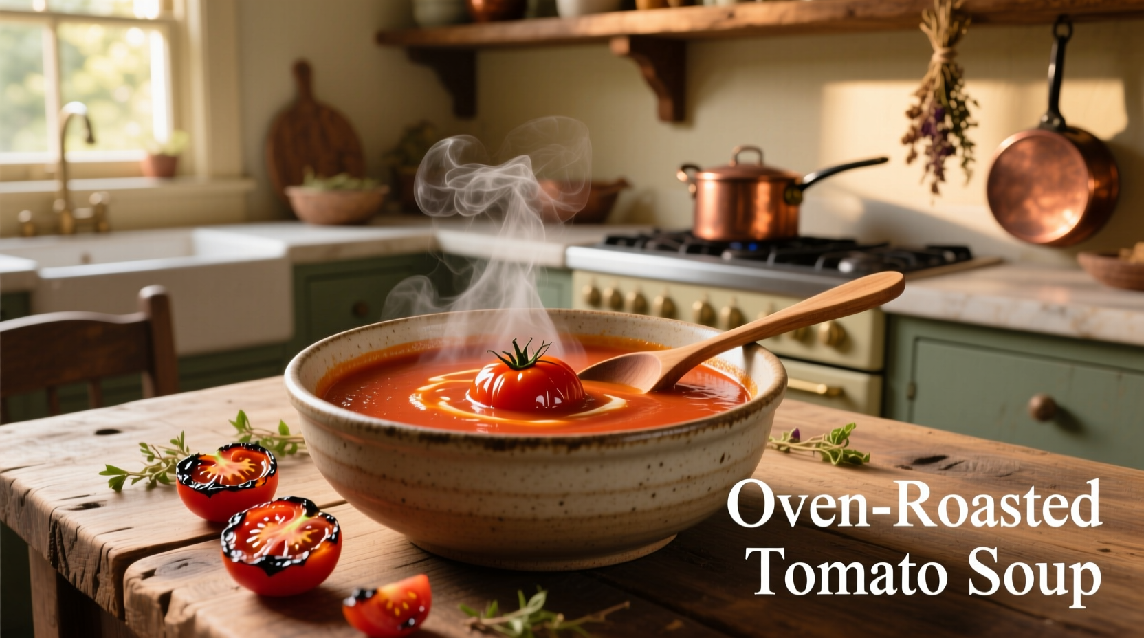 Oven Roasted Tomato Soup: Better Flavor, Less Effort