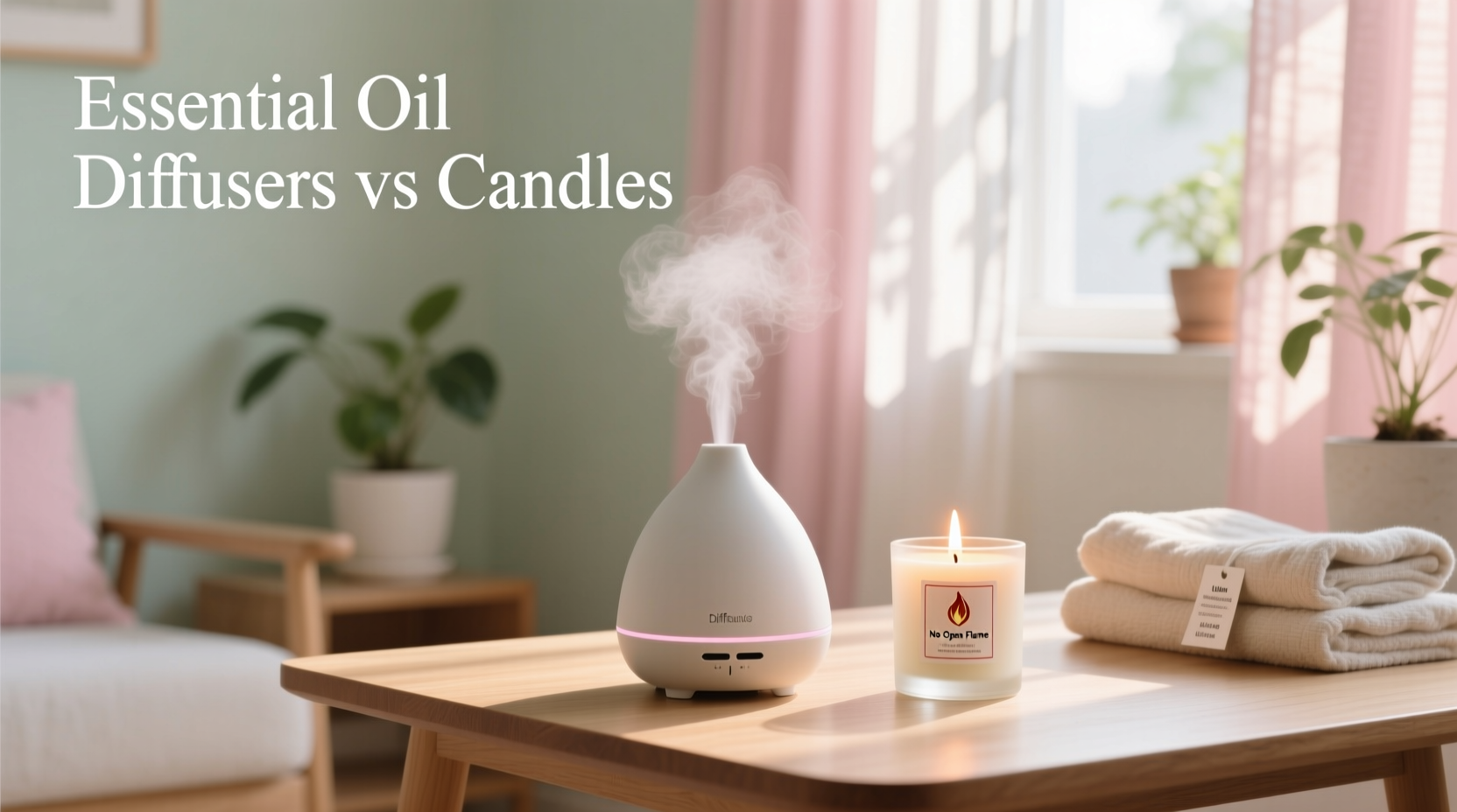 essential oil diffusers vs candles which creates a safer relaxing atmosphere
