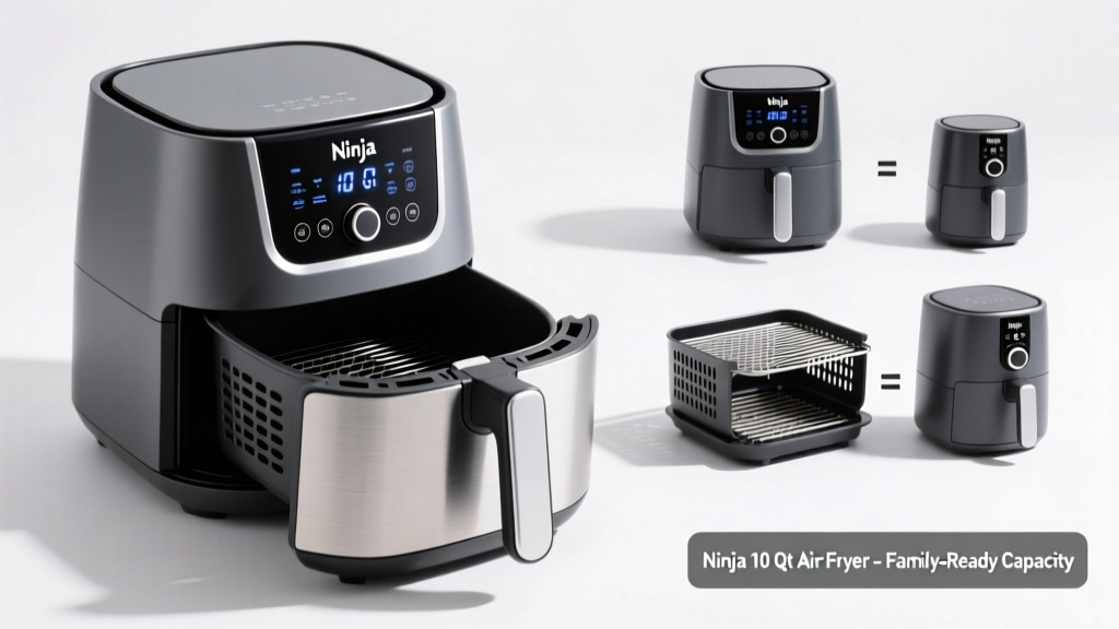 Is the Ninja 10-Qt Air Fryer Right for Families?