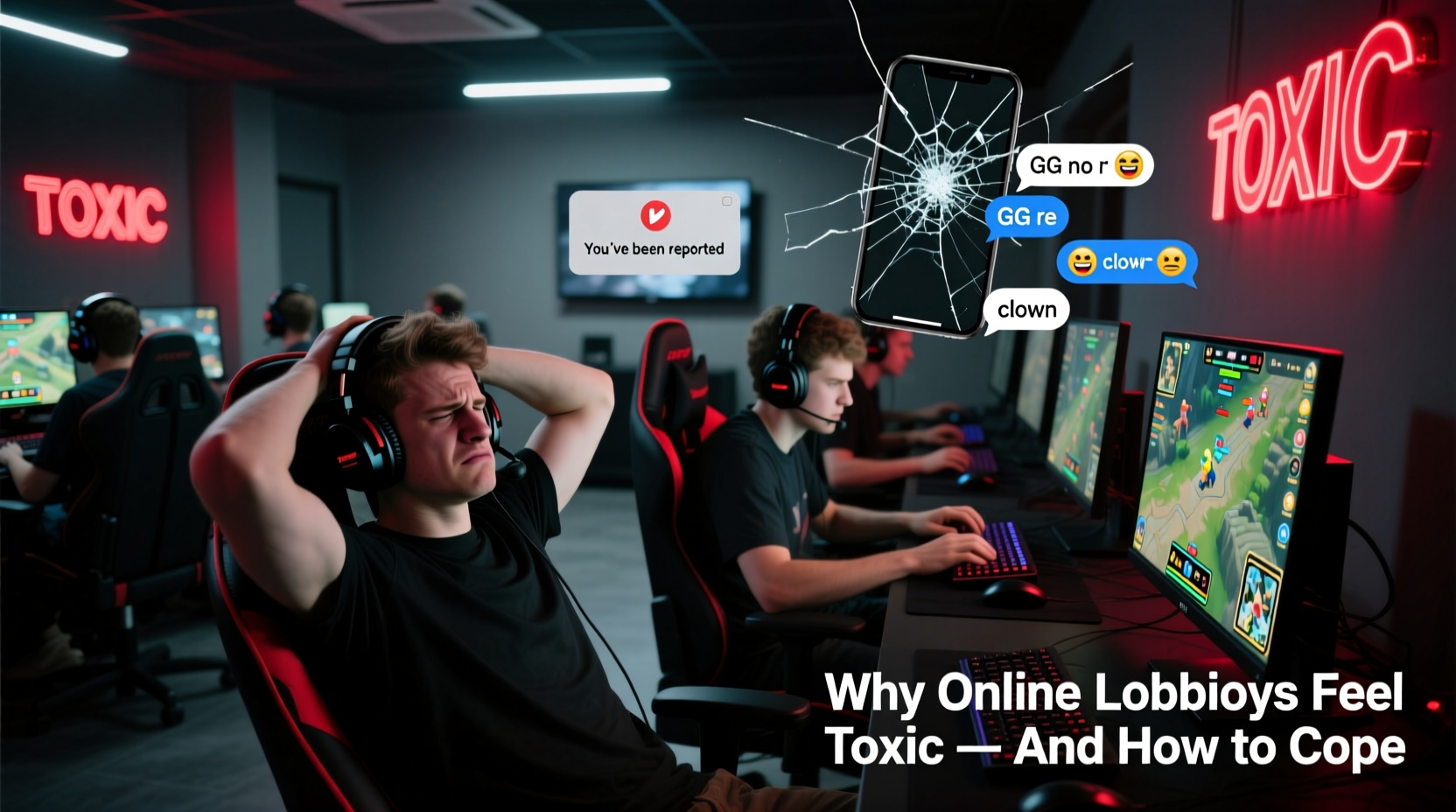 why do online multiplayer lobbies feel toxic and how to cope