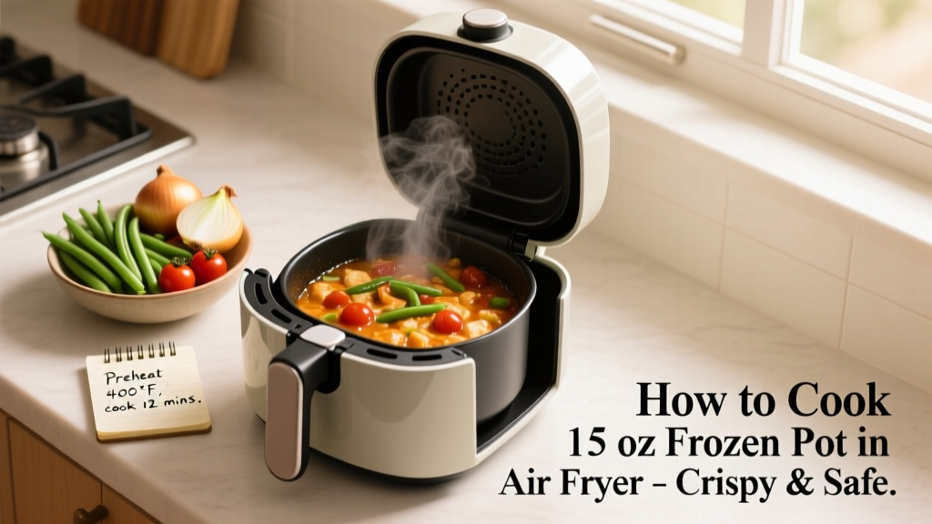 How to Cook 15 oz Frozen Pot in Air Fryer (Crispy & Safe)