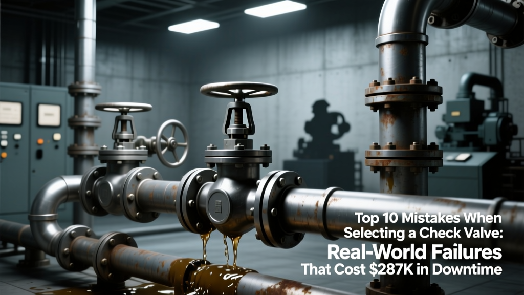 10 Check Valve Selection Mistakes Costing $287K Downtime
