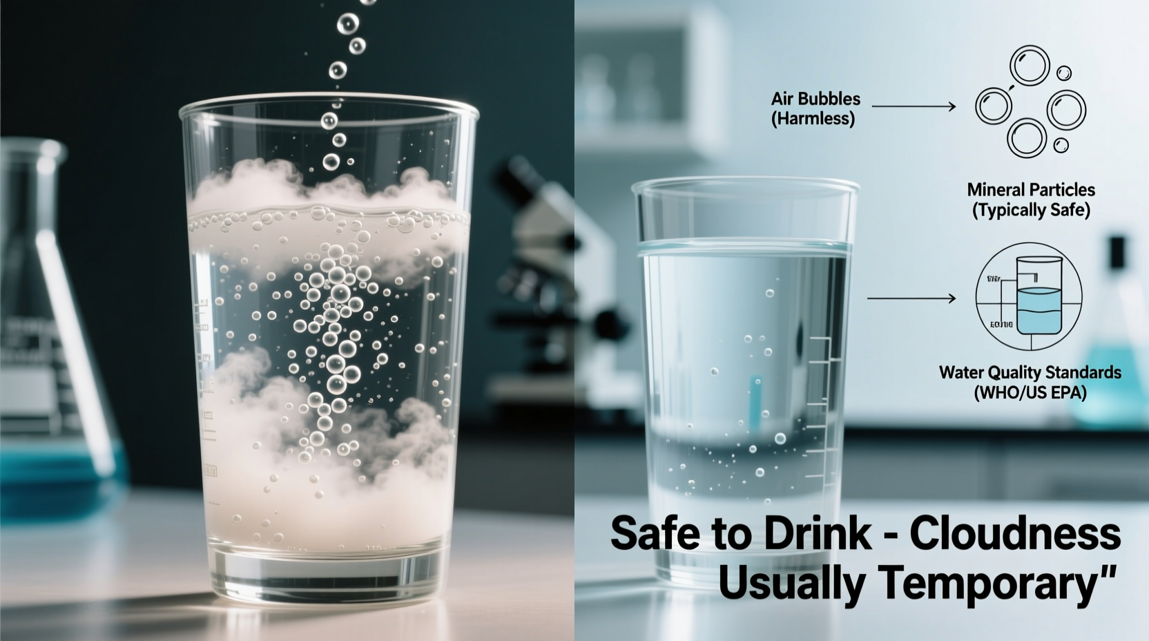Why Is Tap Water Sometimes Cloudy And Is It Safe To Drink