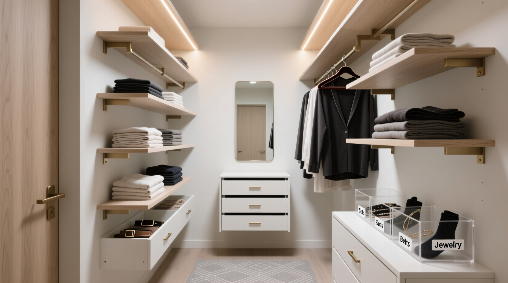 how to organize small closet spaces with maximum storage and style