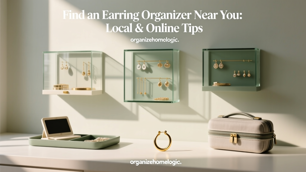 Find an Earring Organizer Near You: Local & Online Tips