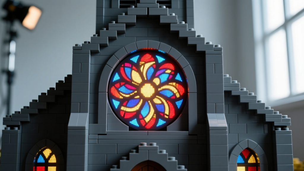 How to Integrate Smart Screens Into a LEGO Set Church Build