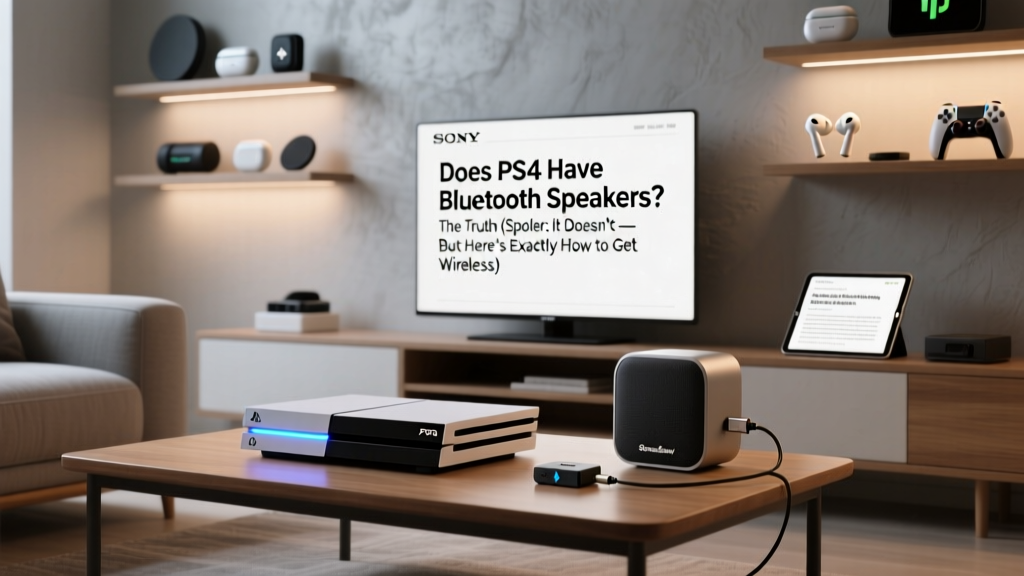 Does PS4 Have Bluetooth Speakers? (2026)