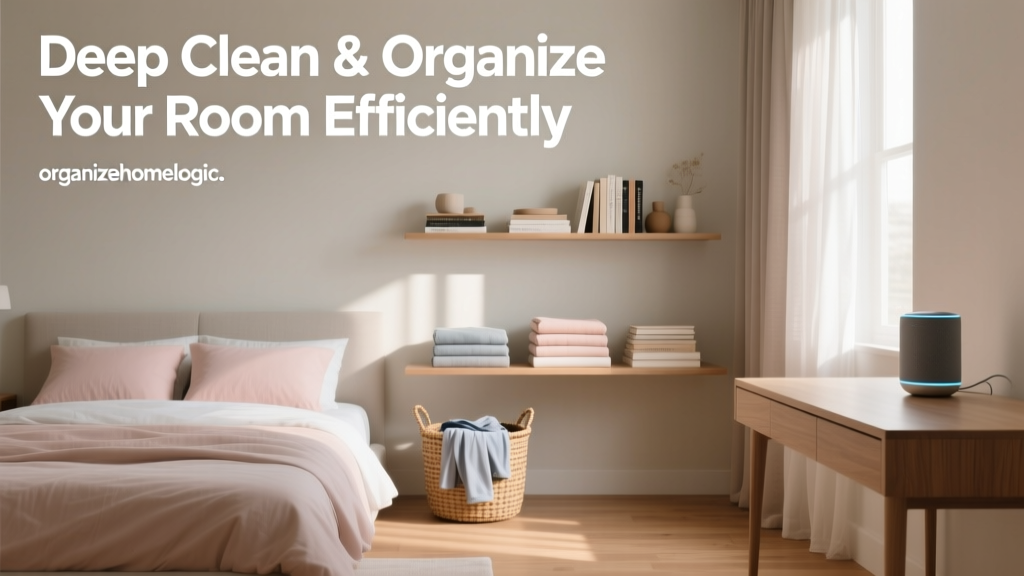 Deep Clean & Organize Your Room Efficiently