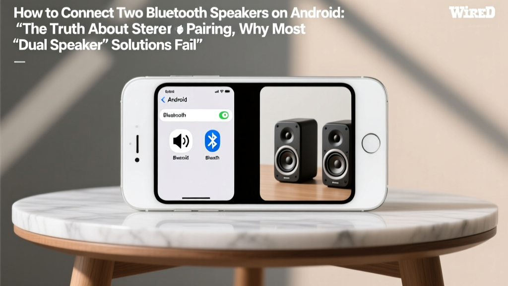 How to Connect Two Bluetooth Speakers Android (2026)
