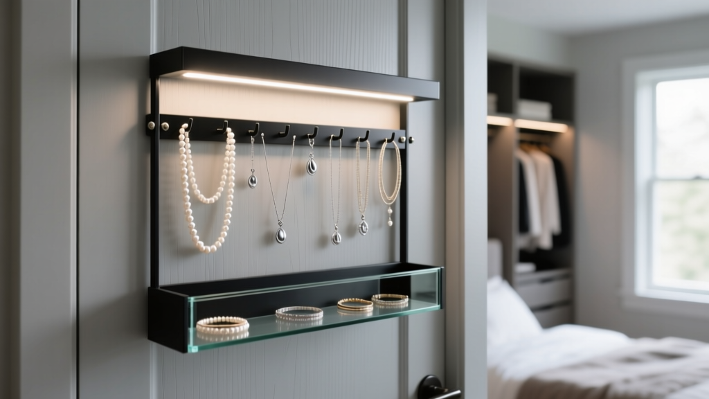 Best Over the Door Jewelry Organizers with LED Lights