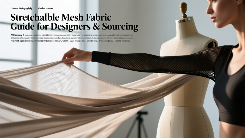 Stretchable Mesh Fabric Guide for Designers & Sourcing